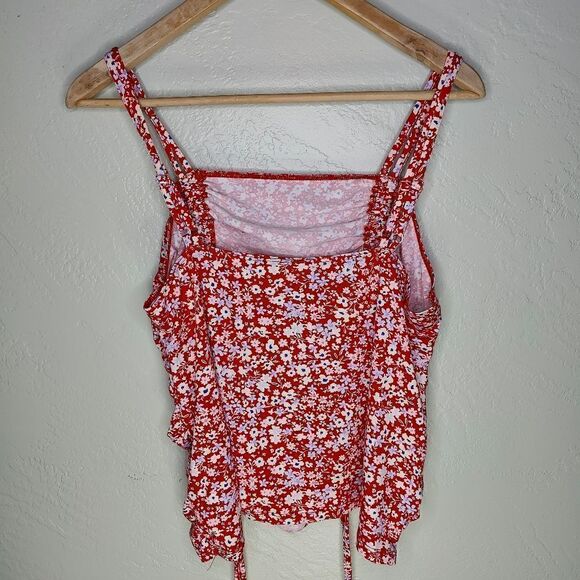 No Boundaries Floral Print Crop Top - Picture 4 of 8